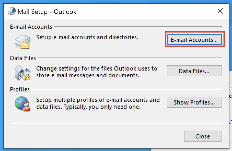Replace Exchange ActiveSync in Outlook 2013