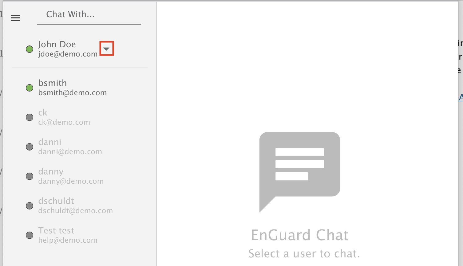How to use EnGuard Chat in Webmail